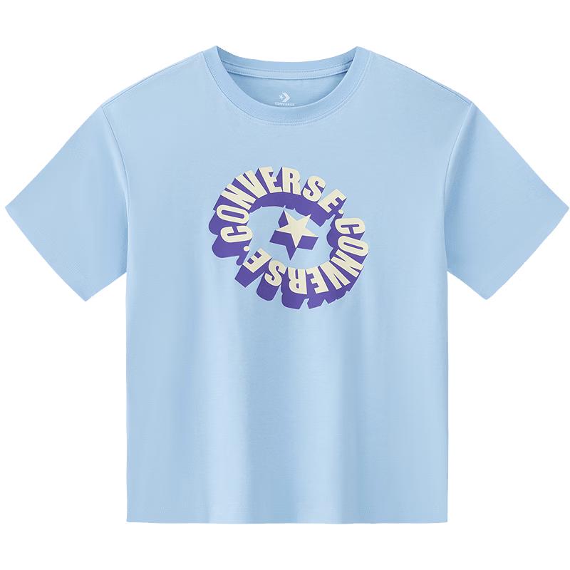 Converse Boy's 3D Star Logo Short Sleeve T-Shirt