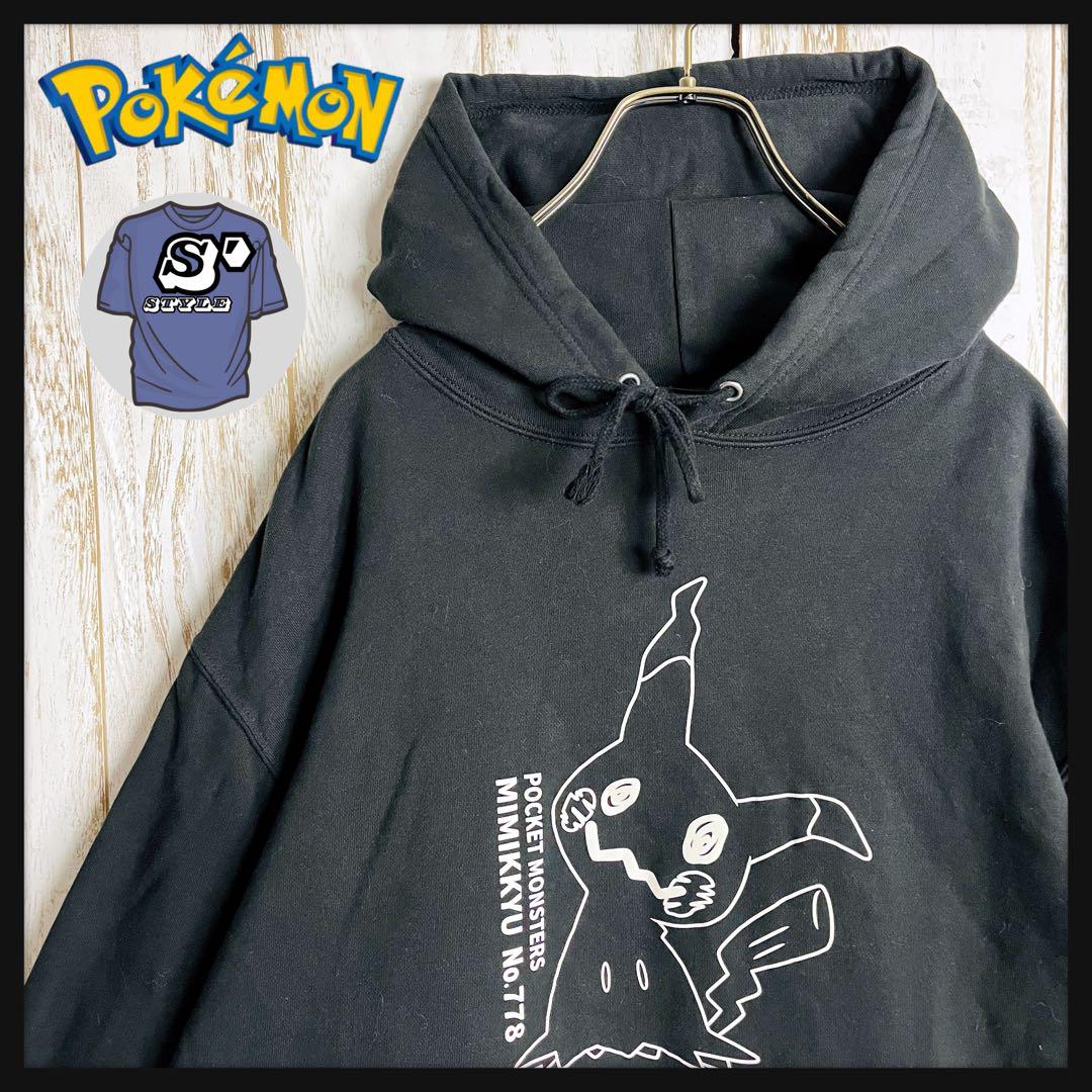 

[USED] Instantly sold out Pokemon Mimikkyu big print hoodie, popular XL size, loose fit