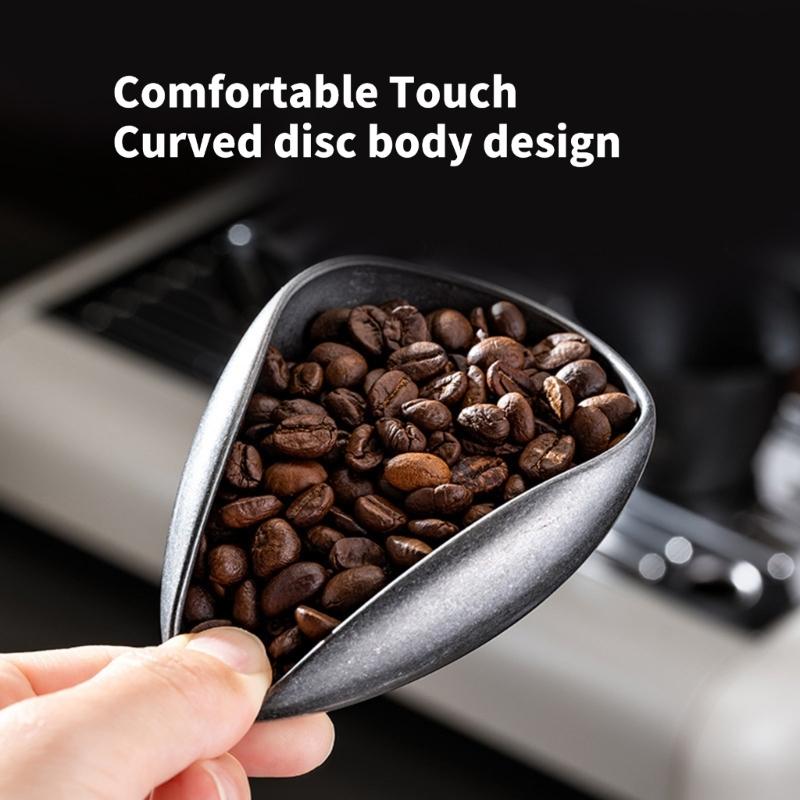Coffee Measuring Dish with Integrated Scale Metal Multifunctional Home Accessory Coffee Dosing Tray for Measuring Use