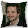 Custom Hugh Dancy Pillowcase Wedding Decorative Cotton Linen Pillow Case For Home Cushion Cover 45X45(One Sides)