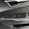 Real Soft Carbon Fiber LHD Car Window Button Lift Panel Sticker For Kia Sportage NQ5   2024 2025  Interior Accessories