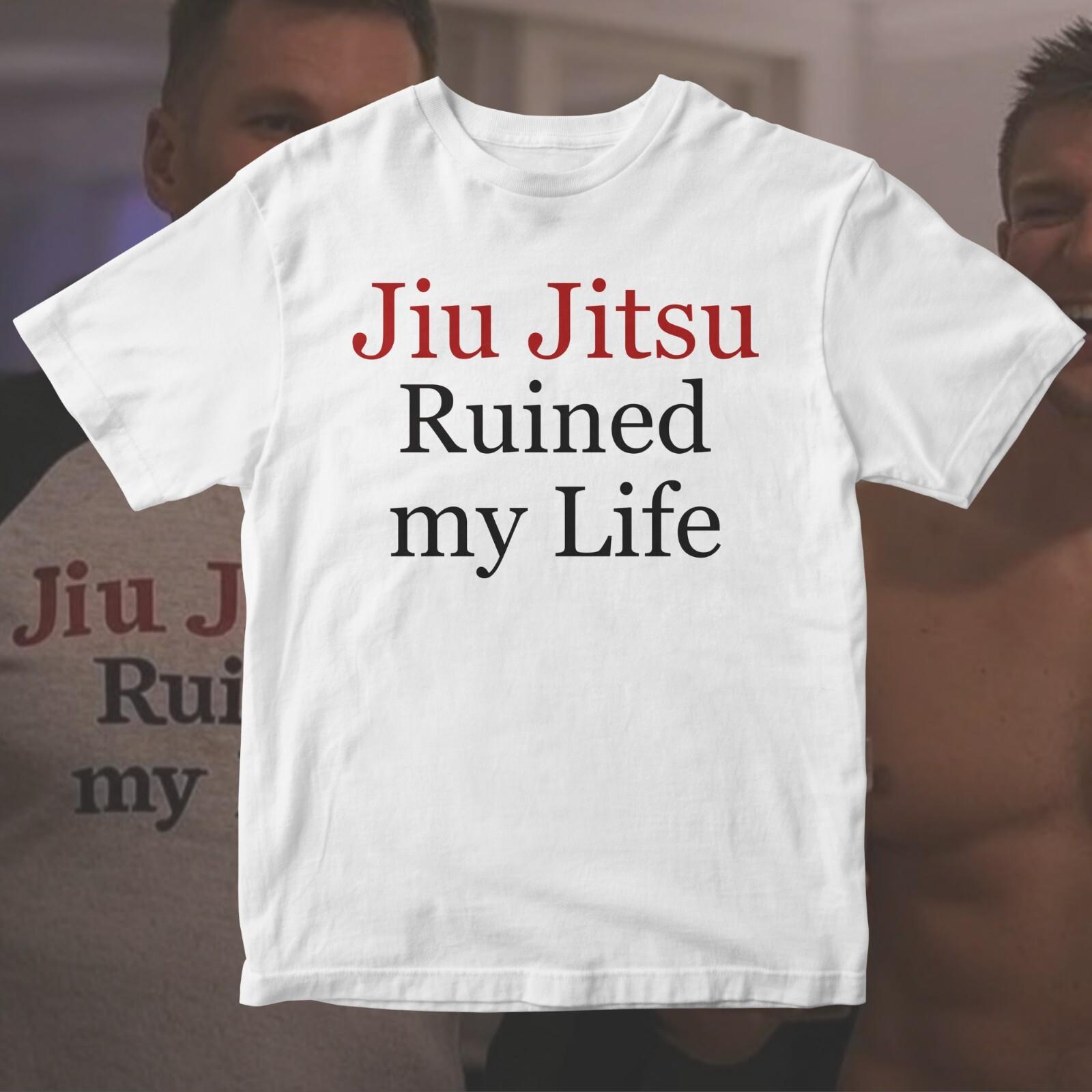 Jiu Jitsu Ruined My Life T-shirt Funny Tom Brady Shirt L