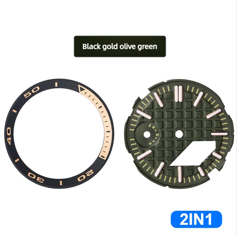Für Casioak GA2100 Zifferblattring Uhrenzifferblatt Index Zubehör MOD Kit Modifizierter Indexring Lume Für Casio G-SHOCK