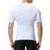 Men's Stretch Compression Tee Shirt Fitness Gym Sports Running T-Shirt Quick Dry Breathable Basketball Training Short Sleeve Top