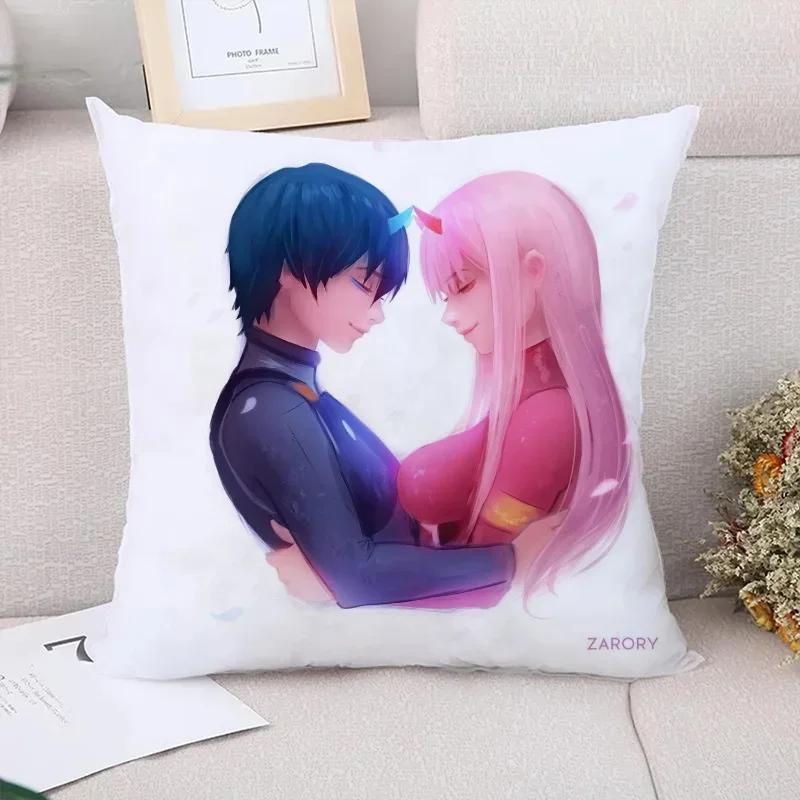 

Наволочка Darling in the FranXX Декоративная наволочка Декор x Подушки для дивана Наволочки x Чехлы для подушек 30x30cm бежевый