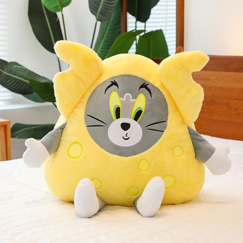 

Сыр Кот и Мышь Плюшевая Подушка: Очаровательная мультяшная кукла в подарок на день рождения детям 38cm (0.32kg)