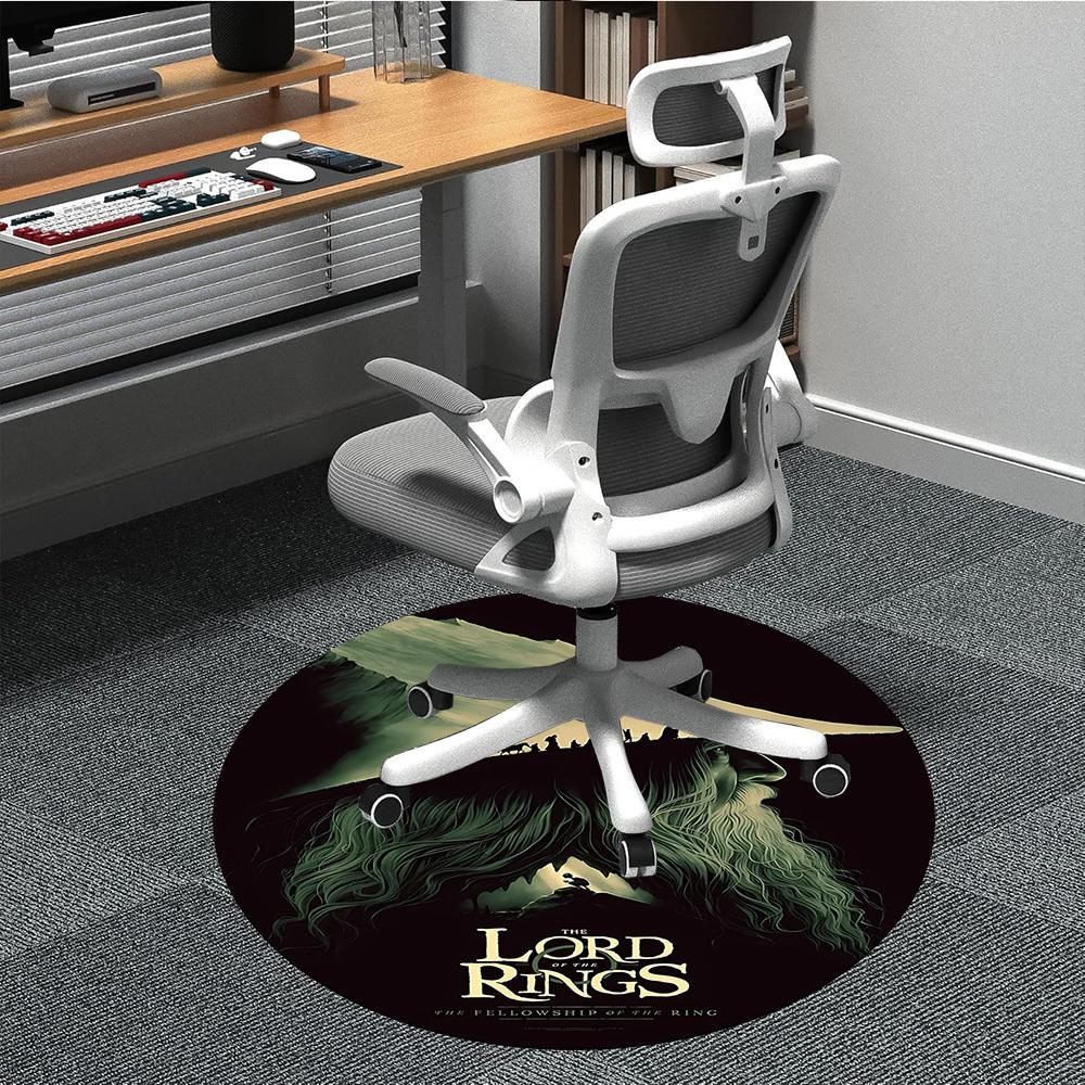 

1pc The Lord of the Rings Office Round Area Rug, Under Office Chairs Bedroom Living Room Home Decor, Room Deco, Available in Various Sizes149 80cm by 80cm
