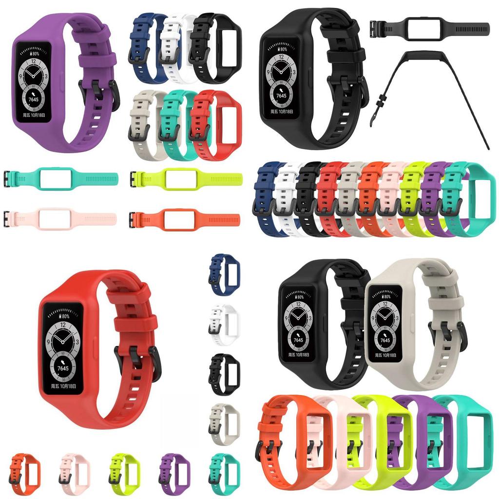 Silikon-Sportarmband mit Vollabdeckung für Huawei Honor Band 6 Stilvoll und Langlebig!