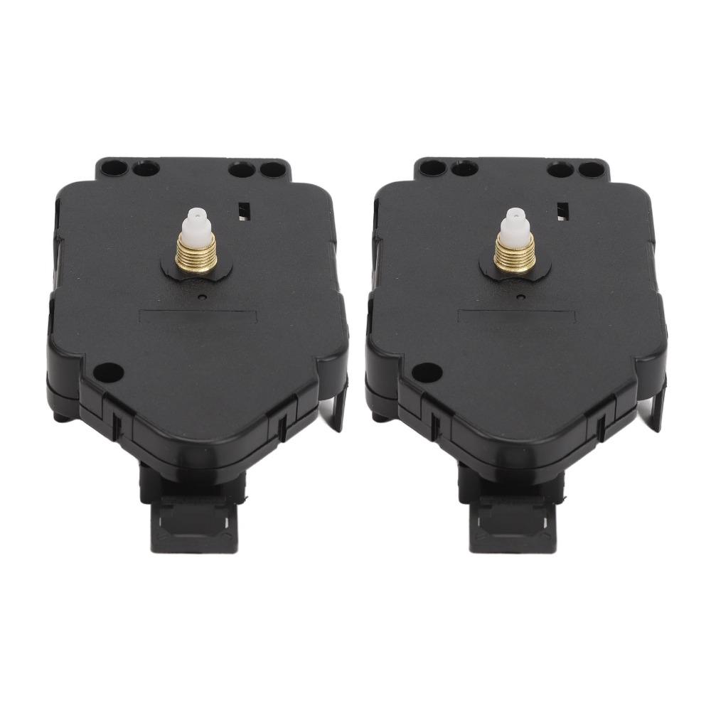 2Pcs Jump Second Pendulum Clock Movement Black Clock Mechanism Replacement DIY Clock Kits