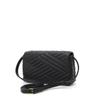 Daks Black Dd Logo Leather Crossbody Bag A1e367