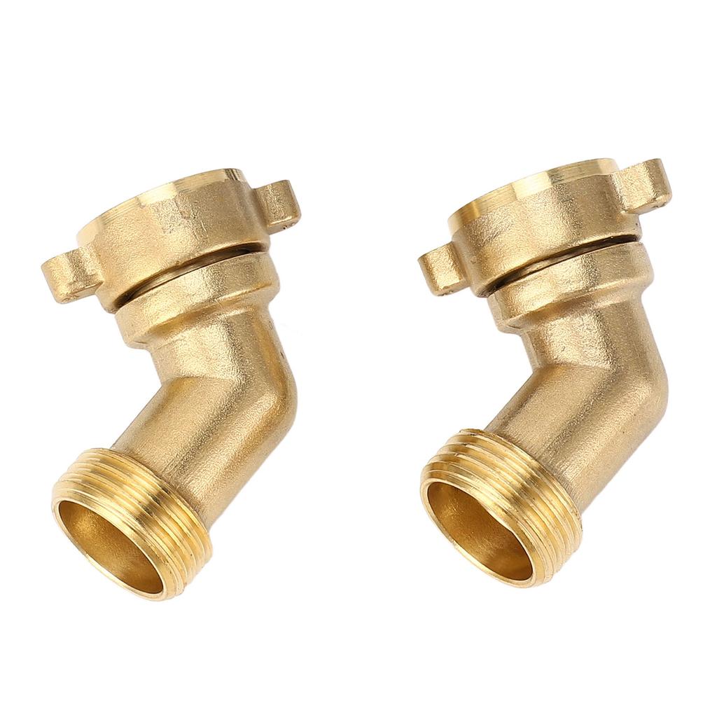 RV Water Hose Elbow Space Saving Sturdy RV Drinking Water Hose Adapter Connector for Campervan Motorhome Trailer Marine