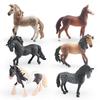 Andalusian Horse Prancing Stallion Figurine - Educational Wildlife Model Toy for Kids