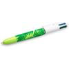 Stylos Bille 4 Couleurs Velours - BIC - Moyenne - Pack De 3 - Décors Jungle - Écriture Précise