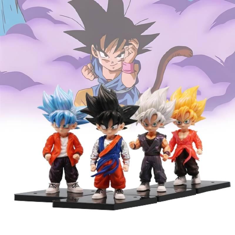 Adorable Q Version Goku Figure From Dragon Ball Z Collectible Pvc Model For Fans