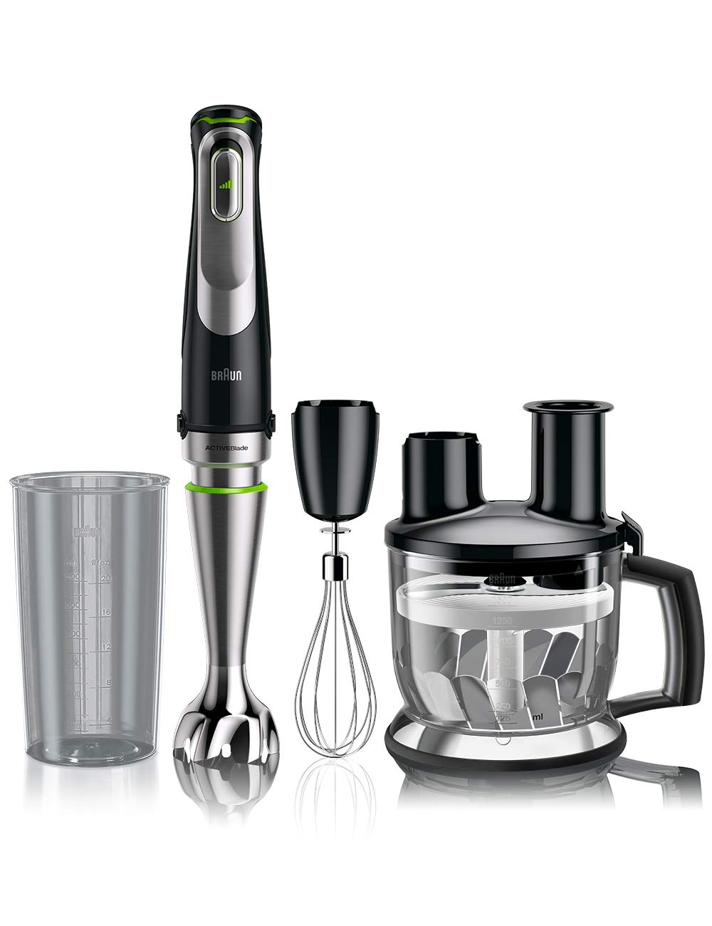 

Braun 9 Hand 7 in Suitable for and baby food MQ9075X Multi-Quick Blender, 1, crushing, mixing, whisking, chopping, slicing, chopping, kneading,
