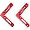 90 Degree 4.7" X 4.7" Positioning Squares (Pack of 2 Pieces), Aluminium Alloy Corner Clamping Square, Right Angle Clamps Woodworking Carpenter Tool