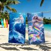 Mermaid Cartoon Anime Towel For Outdoor Camping Beach Towel Super Absorbent Quick-Drying Summer Towel