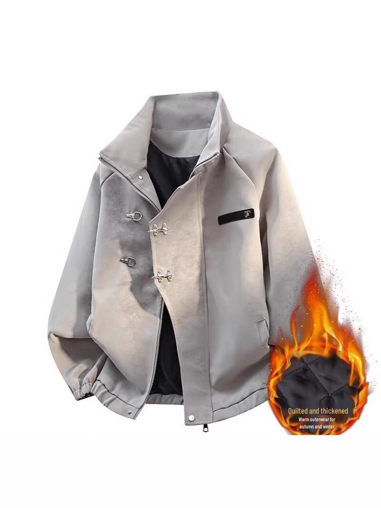 2025 Retro Tie-Dye Leather Jacket: Casual, Loose, Versatile Chinese Style for Couples