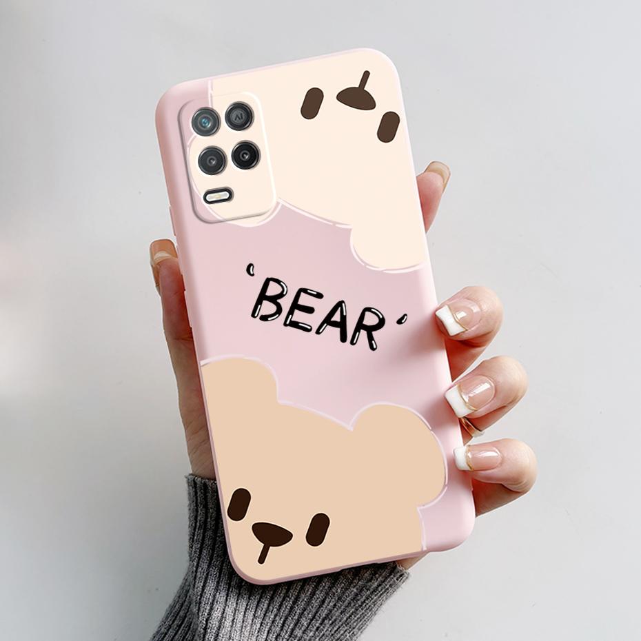 For Realme Narzo 30 5G Case Narzo30 RMX3242 Silicone TPU Cartoon Soft Phone Case For Ralme Narzo 30 5G Cover Coque Bumper Fundas