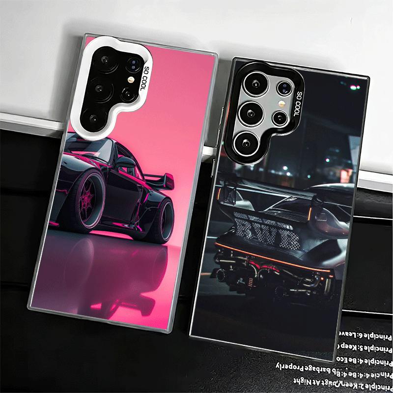 Sports Car RWB Cool Shockproof Phone Case for Samsung Galaxy S26 Edge S25 Ultra S24 FE S23 Plus S21 Cover Anti Fall Fundas