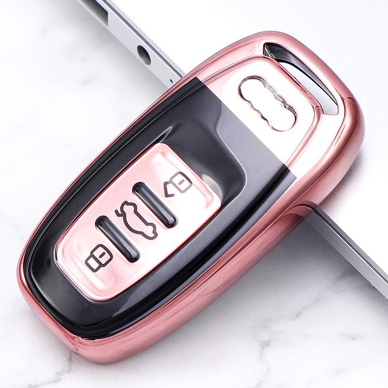 

Новый Практичный ТПУ Чехол для Ключа Автомобиля для A1 A3 A4 A5 A6 A7 A8 Quattro Q3 Q5 Q7 S4 S5 S6 S7 S8 R8 TT Защитные Аксессуары для Оболочки Ключа