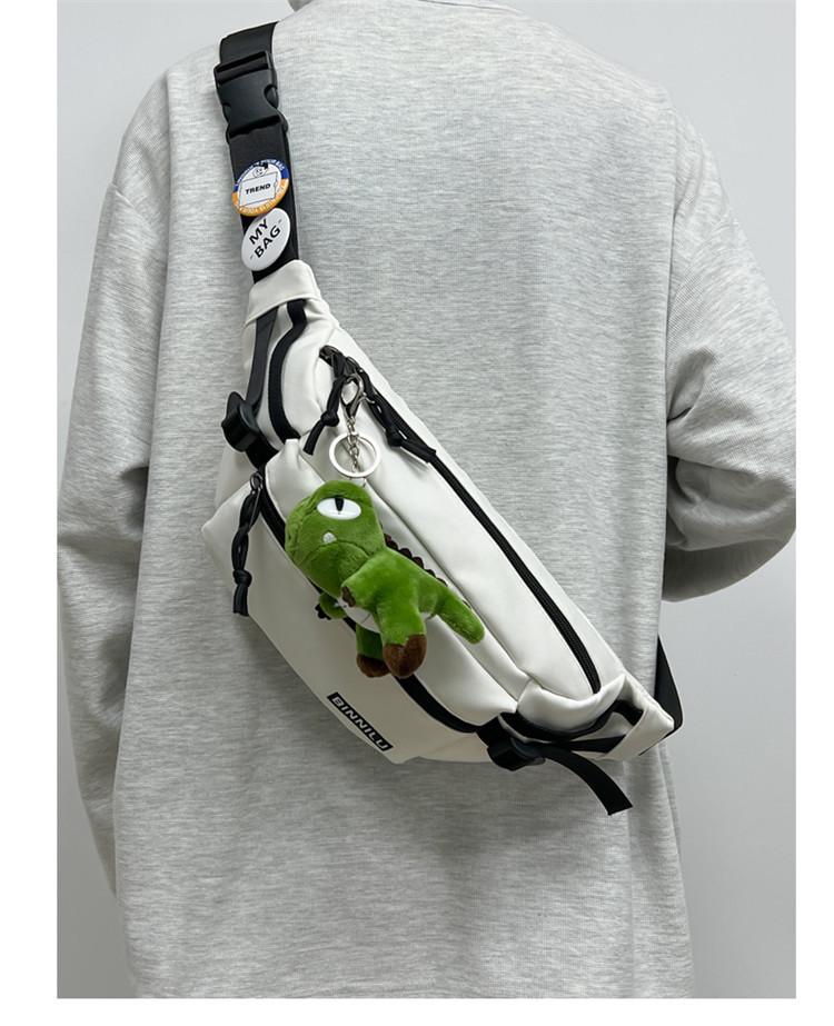 Modna unisexowa torba crossbody na klatkę piersiową i biodrowa do użytku codziennego, sportowego lub studenckiego