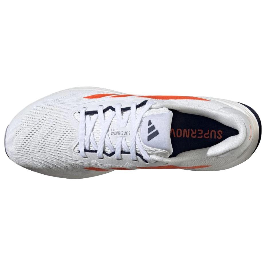 adidas Supernova Rise 2 Bequem Vielseitig Atmungsaktiv Unterstützung Laufschuhe Herren Sneaker Weiß Orange JR4642
