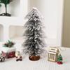 1PC Tabletop Tapered Christmas Tree Ornament Winter-Themed Mini Christmas Tree for Retail