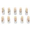 10 Pcs Banana Plugs 24K Copper Gold Plated Aluminum Case Right Angle Banana Plug for 4mm Speaker Cable Sound Jack
