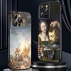 Renaissance Art Paintings  Phone Case For iPhone17 16 16e 15 14 13 12 11 Plus Mini Pro Max Soft black Shockproof Cover