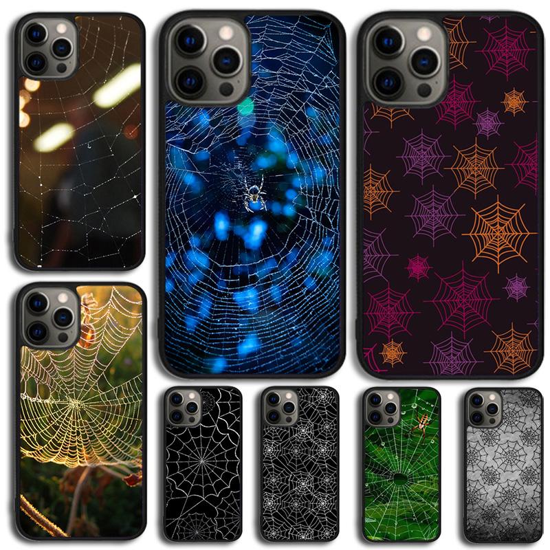 Spider Web Phone Case For Samsung Galaxy S10 S22 S23 S24 Note 10 20 Lite S20 Plus S21 Ultra Back Cover