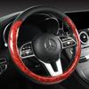 Mahogany Wood Grain Car Steering Wheel Cover For Mercedes Ben AMG 38cm Models A C CLA E GLA GLC GLE S B CLS Class
