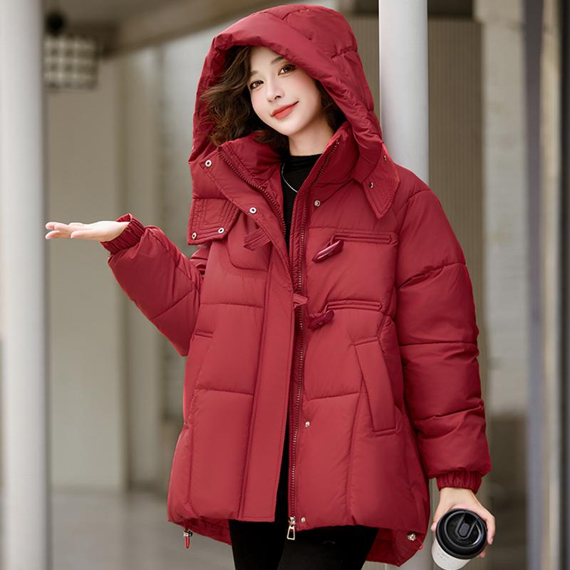 Fashion Woman Winter Coats Hooded Thick Warm Casual Winter Jacket Women's Parkas