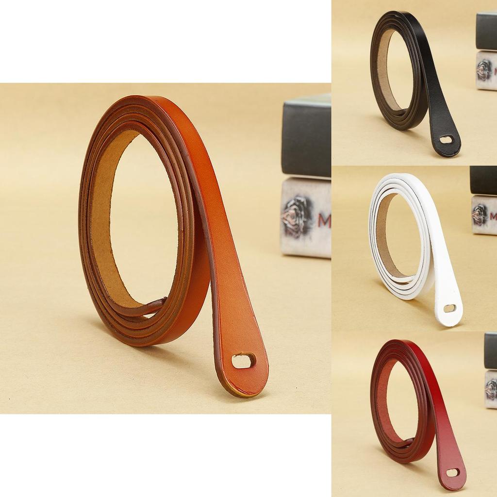 Genuine Leather Womens Thin Waist Belt With Tie Knot Buckle For Dress And Casual Outfits