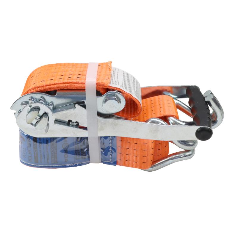 5T transport belt 2m wide 50mm complete with buckle with rubber lining 230mm with certificate, MORGA standard
