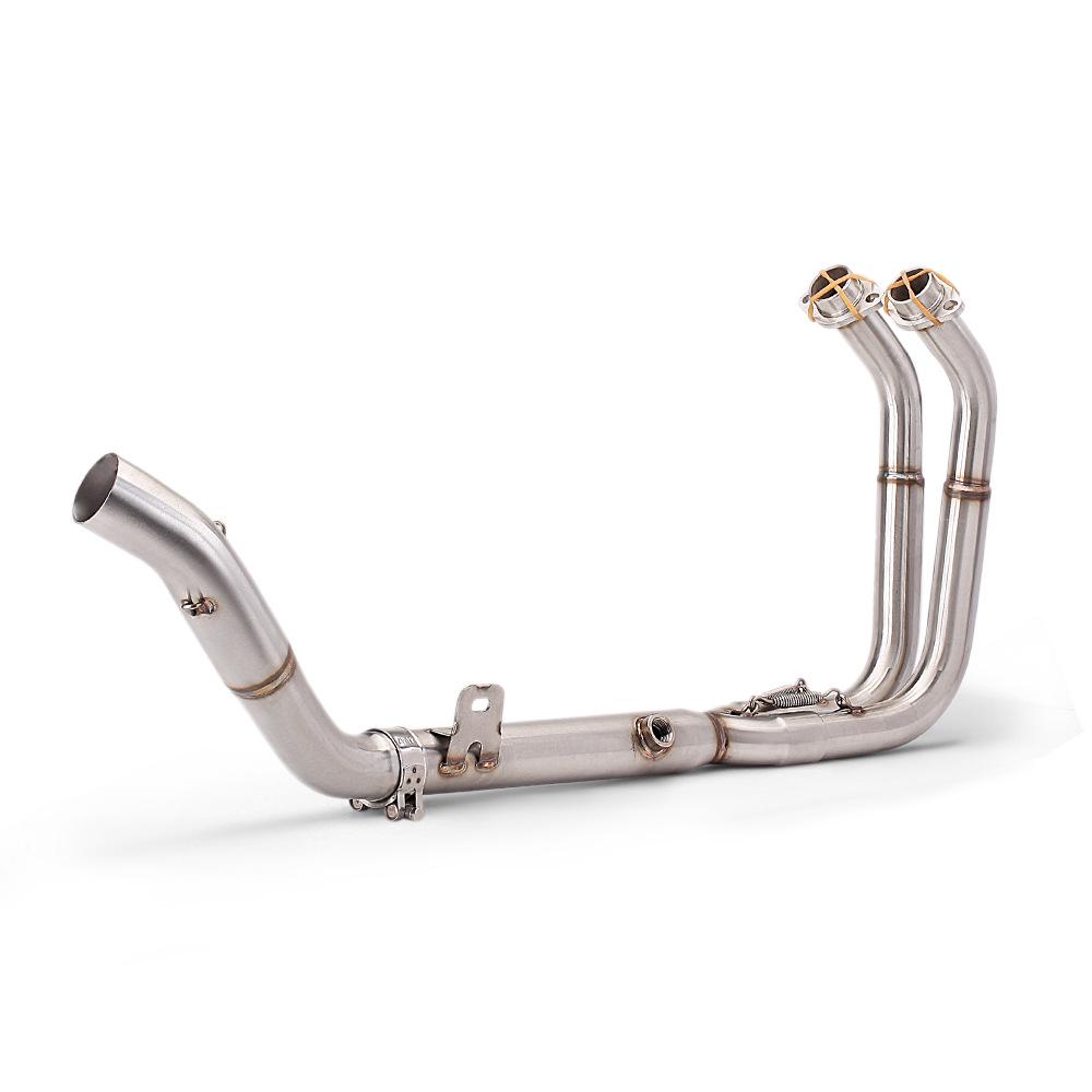 Motorcycle Moped Exhaust Front Section for Z400 - Easy Non-Destructive Installation