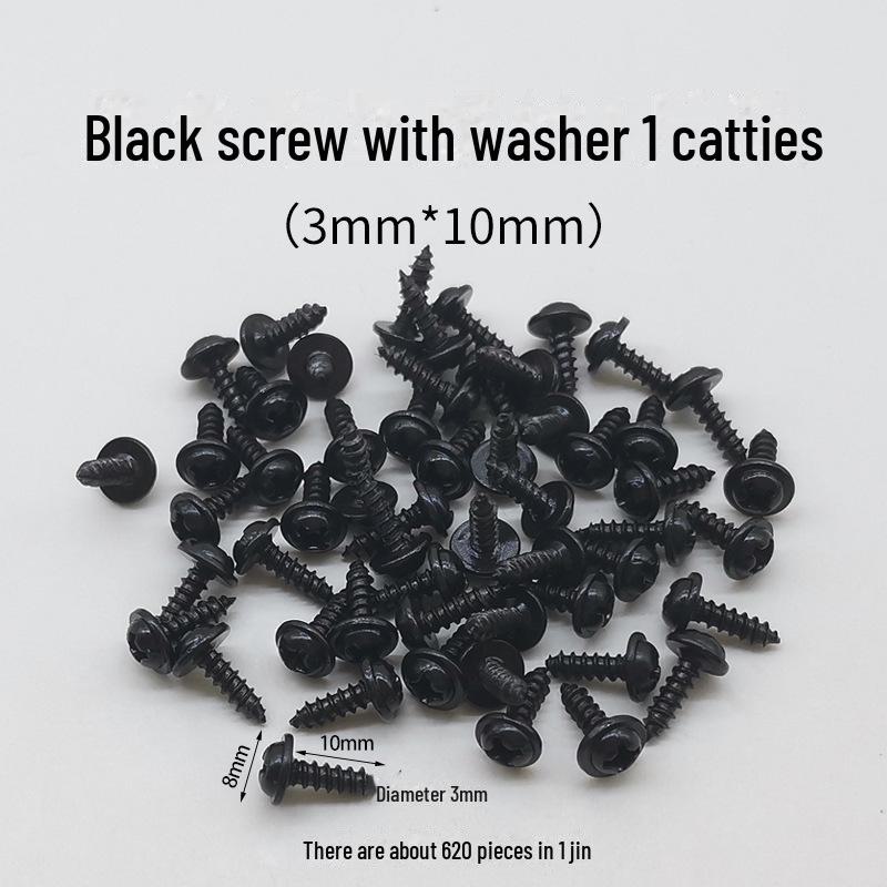 

Набір саморізів золотого та срібного кольору з шайбами, в асортименті, 500г.