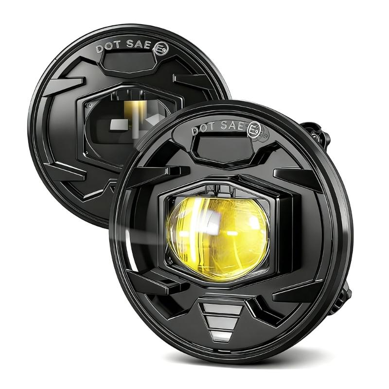 

4 Inch LED Fog Light Kit For Vehicles With 6500K Brightness IP68 Waterproof Easy Installation