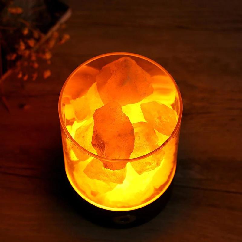 Himalayan Salt Lamp Crystal Stone Salt Lamp Air Purification Negative Sleep