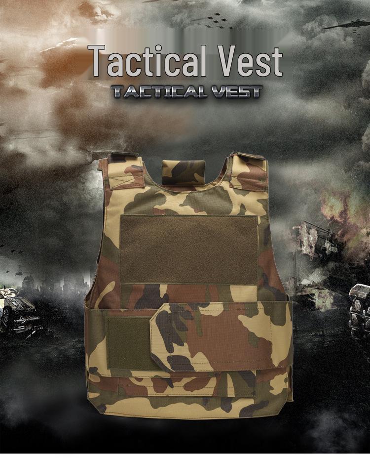 Convenient Lightweight Tactical Camouflage Vest: Multifunctional Military Training Protection