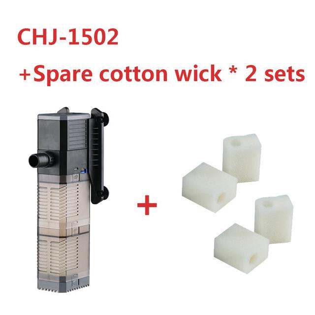 SUNSUN 3 In 1 Filter for Aquarium Fish Tank Filter Mini Fish Tank Filter Aquarium Oxygen Submersible Water Purifier