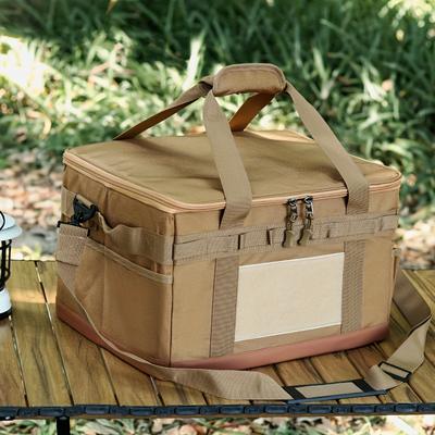 1pc 30L Camping Large Capacity Stove Tableware Storage Bag, Portable Sports Tote Bag For Outdoor Camping Hiking Picnic Travel
