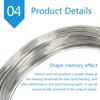 Nitinol Wire Nitinol Shape Memory Pre-Trained Wire Suitable for Precision Components, 1 Metre Long,Diameter:1.5mm
