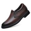 Business Casual Skórzane Buty Męskie Skórzane Oksfordy Męskie Płaskie Buty Plus Size Buty Podwyższające