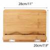 Portable Adjustable Book Holder Tray and Page Paper Clips-Cookbook Reading Desk Sturdy Bookstand-Textbooks Lightweight Bookstand