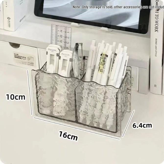 

Large Capacity Luxury Acrylic Pen Holder & Desktop Organizer