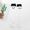 3D Kreslené Ponožky ze 100% Bavlny Středně Dlouhé a Podkolenky pro Dívky - Roztomilé Jarní/Podzimní Nošení