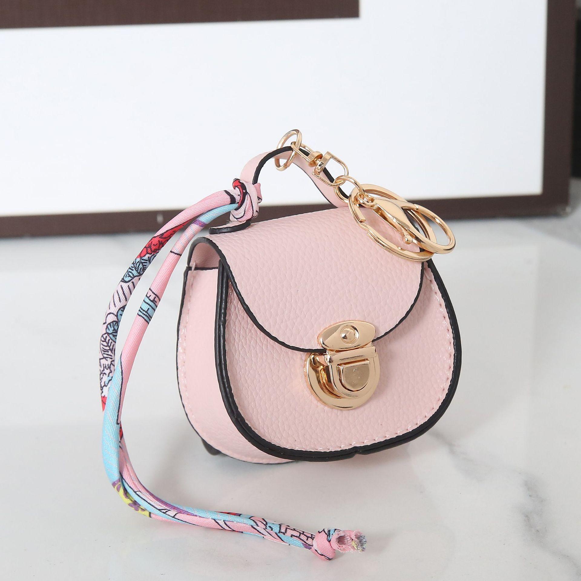 

Internet celebrity new popular versatile saddle small bag change pendant zipper portable multi-function bag keychain