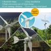 300W Wind Generator Wind Turbines Wind Turbines Generator with 3 Nylon Fiber Blades for Home Solar Light Boat