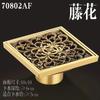 11X11cm antique brass odor proof floor drain bathroom shower room bathroom floor drain odor proof hardware bathroom accessories